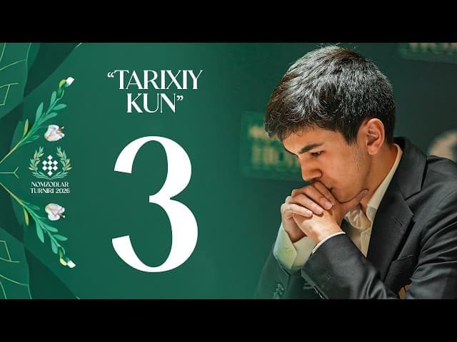 JAVOHIR SINDAROVDAN TARIXIY G'ALABA  3-TUR HAQIDA QISQACHA